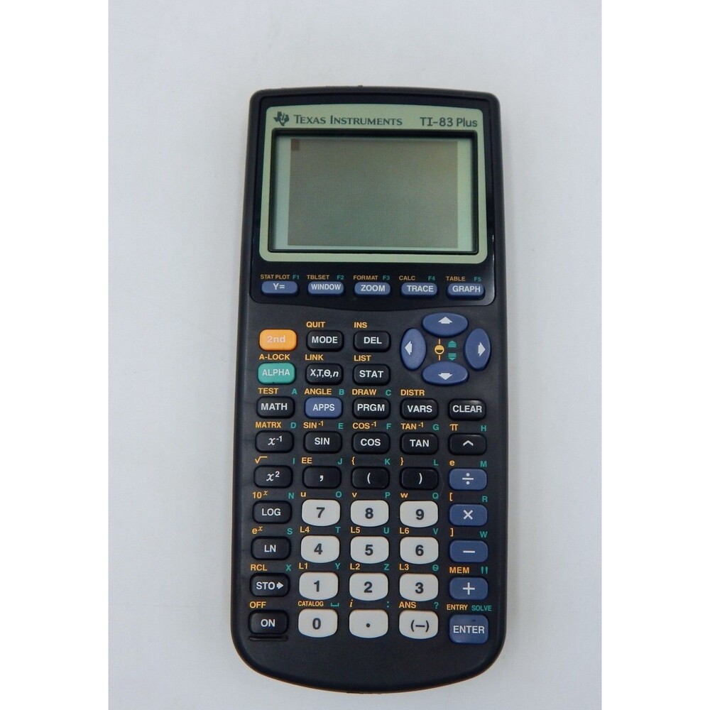 Texas Instruments TI-83 Plus Graphing Calculator Tested With Cover